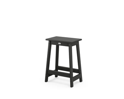 POLYWOOD® Modern Studio Counter Stool in Black