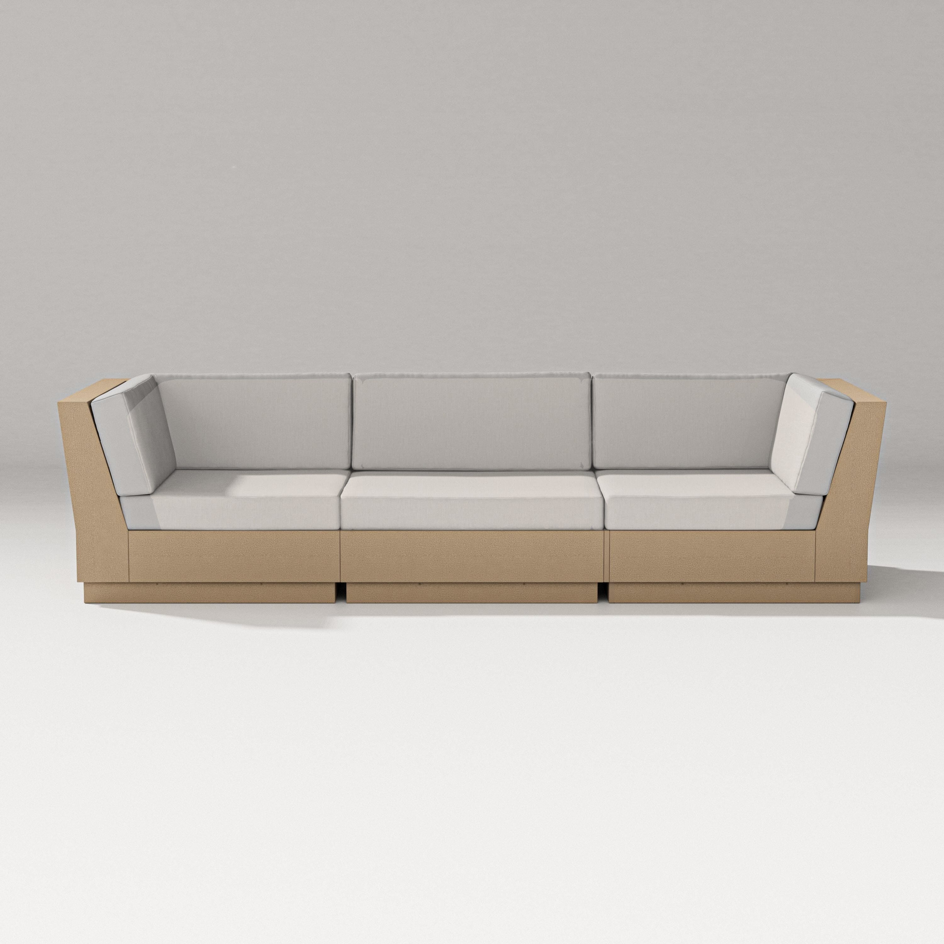 PW Designer Series Elevate Sofa Sectional in Vintage Sahara / Cast Ash