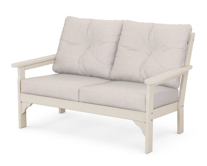 POLYWOOD® Vineyard Deep Seating Loveseat in Sand / Dune Burlap
