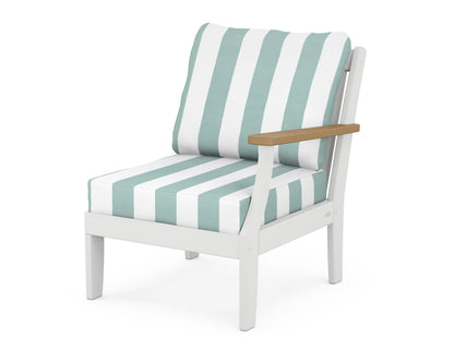 Braxton Modular Right Arm Chair - White