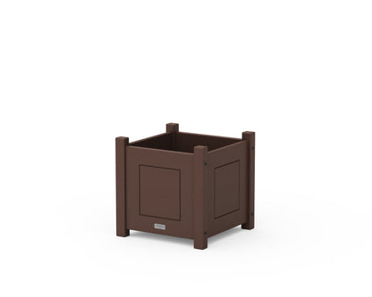 Country Living Country Living Square Planter Box in Mahogany