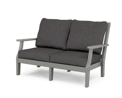 Country Living Wovendale Deep Seating Loveseat in Slate Grey / Ash Charcoal