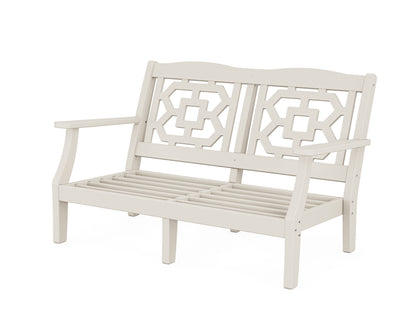 Martha Stewart by POLYWOOD® Chinoiserie Deep Seating Loveseat Frame in Sand