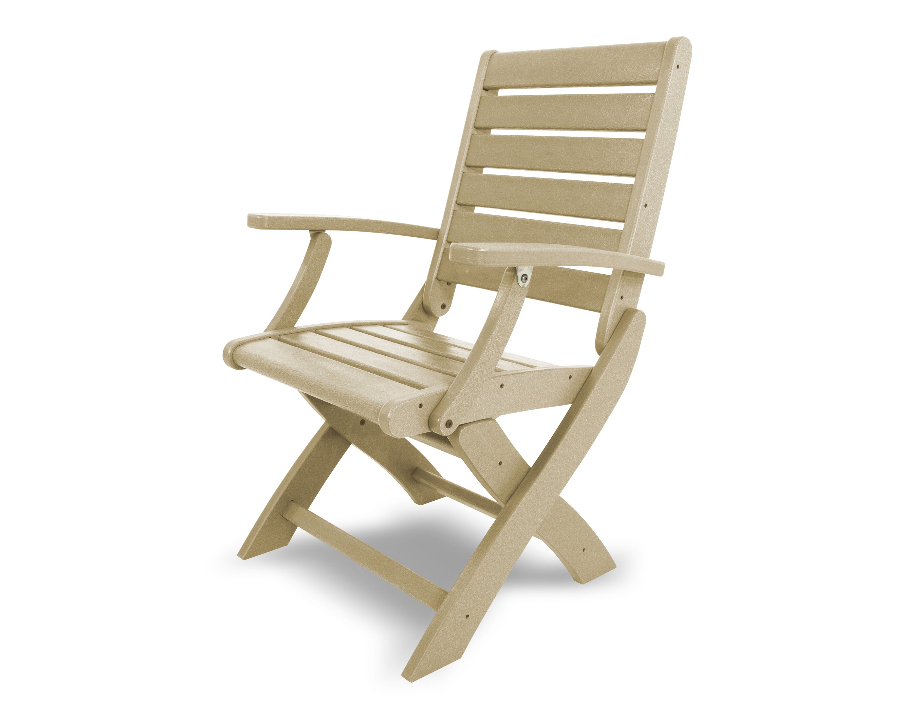 POLYWOOD® Signature Folding Chair in Sand