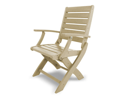 POLYWOOD® Signature Folding Chair in Sand
