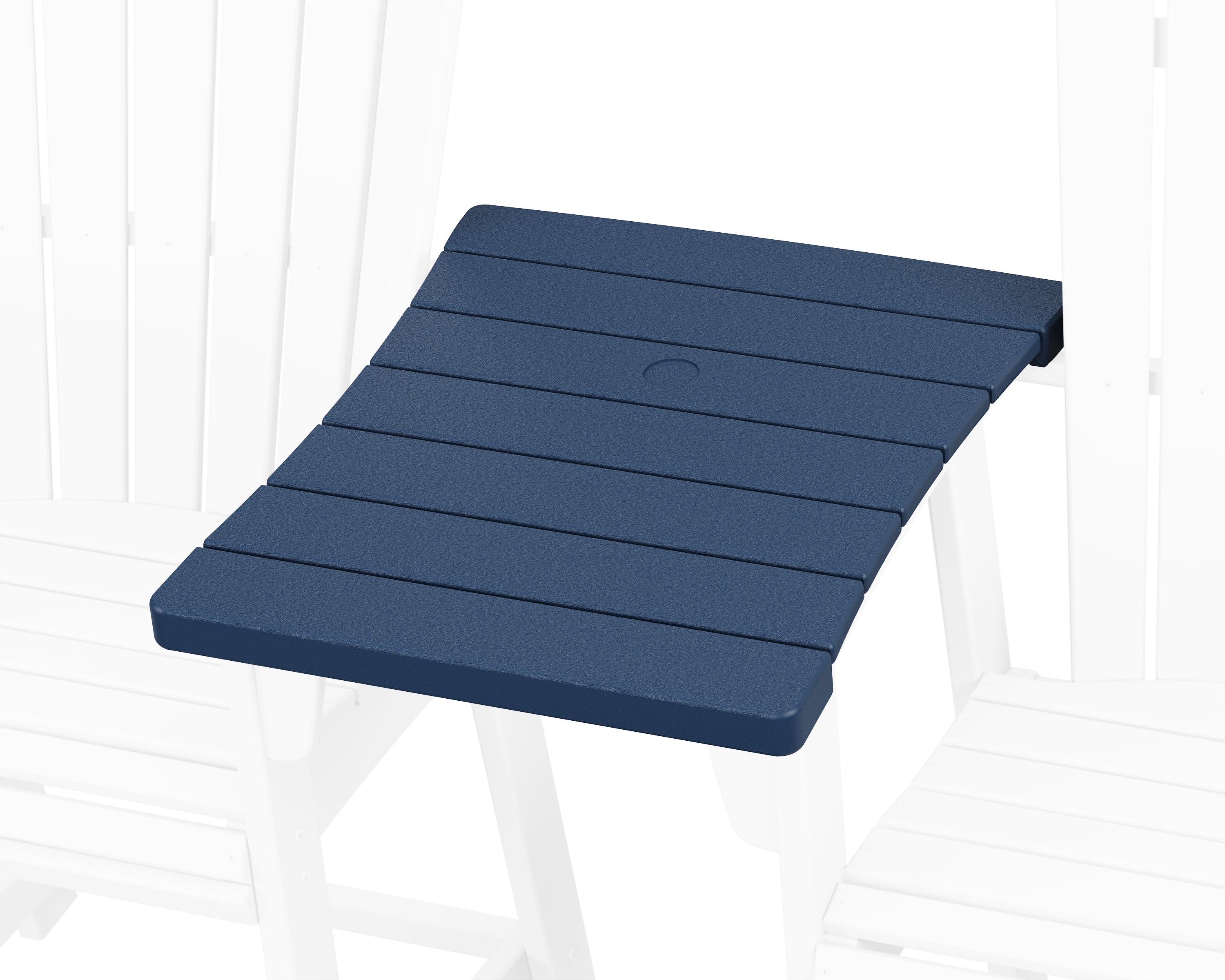 POLYWOOD® 600 Series Straight Adirondack Dining Connecting Table in Navy