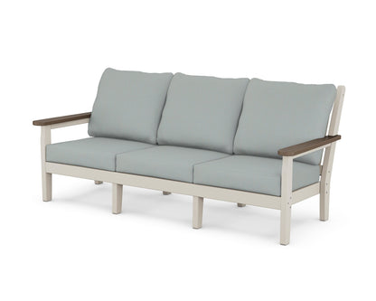 POLYWOOD® Chippendale Deep Seating Sofa in Sand / Kona / Spa