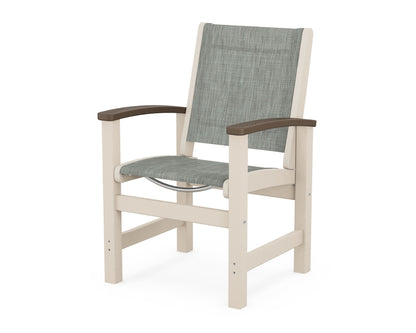 POLYWOOD® Coastal Dining Chair in Sand / Kona / Birch Sling