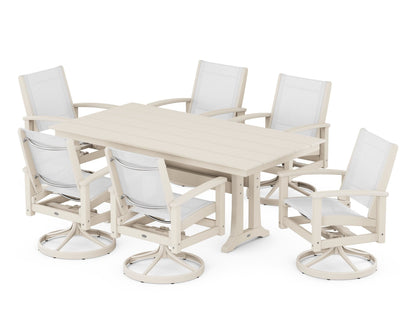 7 Piece Coastal Dining Set