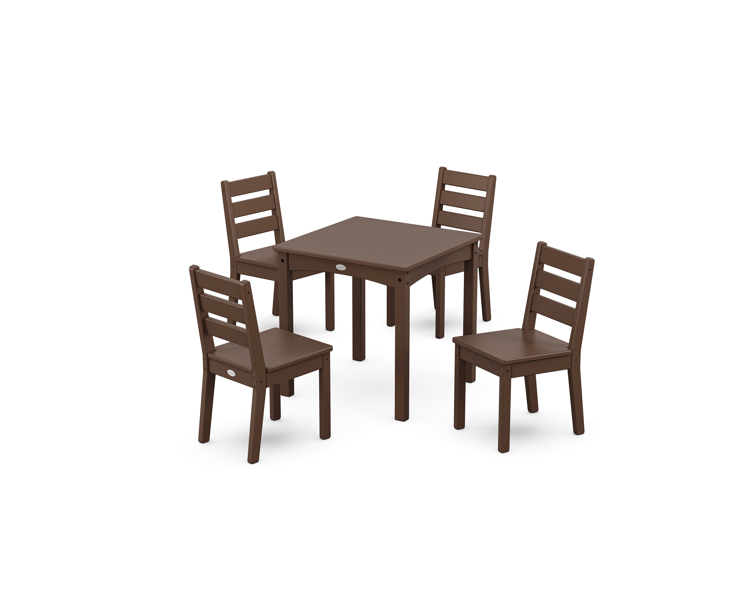 POLYWOOD® Lakeside Kids 5-Piece Dining Set in Mahogany