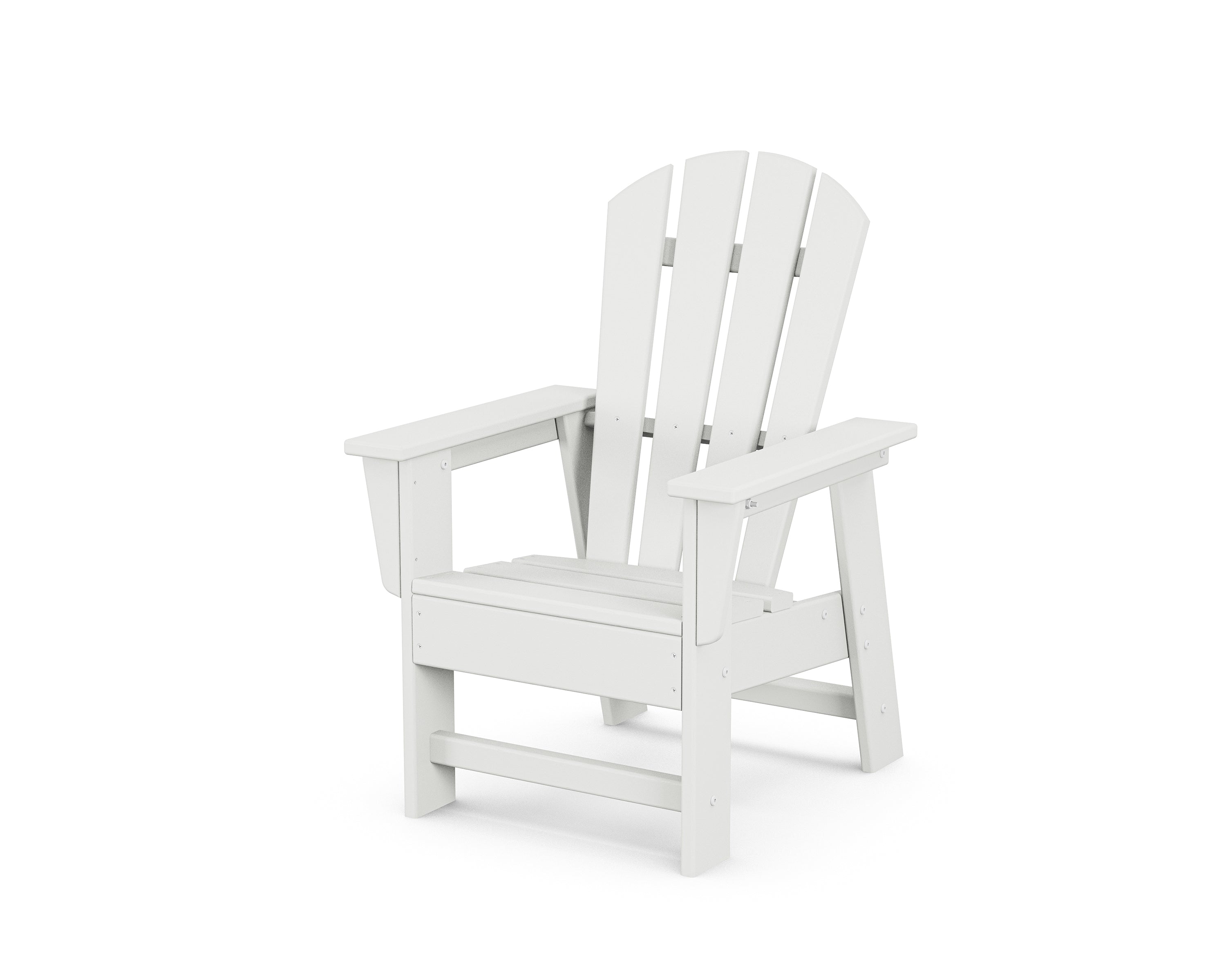 POLYWOOD® Kids Adirondack Chair in White