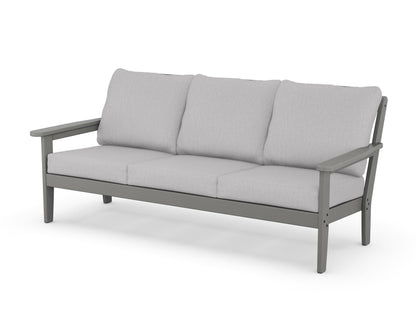 Country Living Cottage Deep Seating Sofa in Slate Grey / Granite