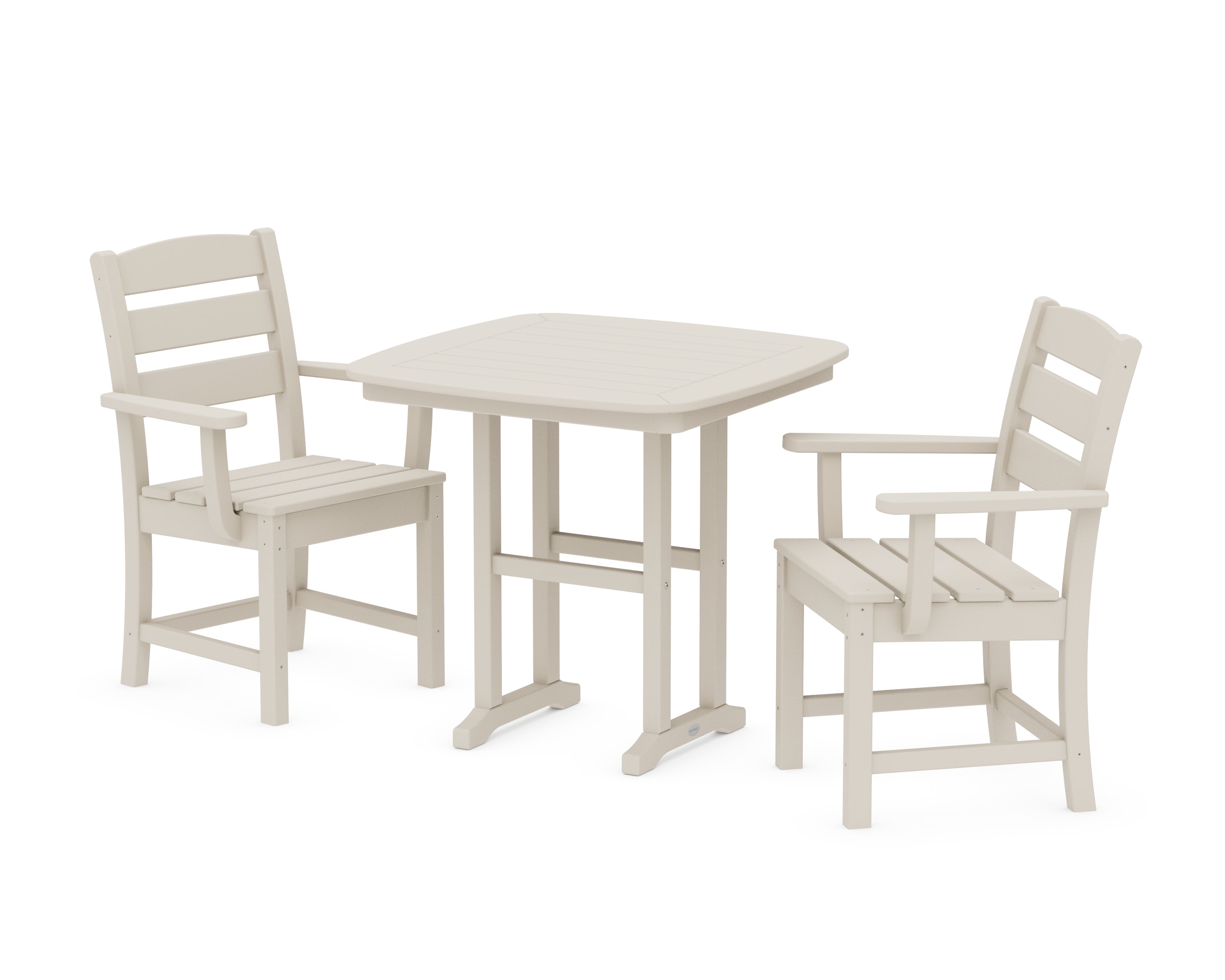 POLYWOOD® Lakeside 3-Piece Dining Set in Sand
