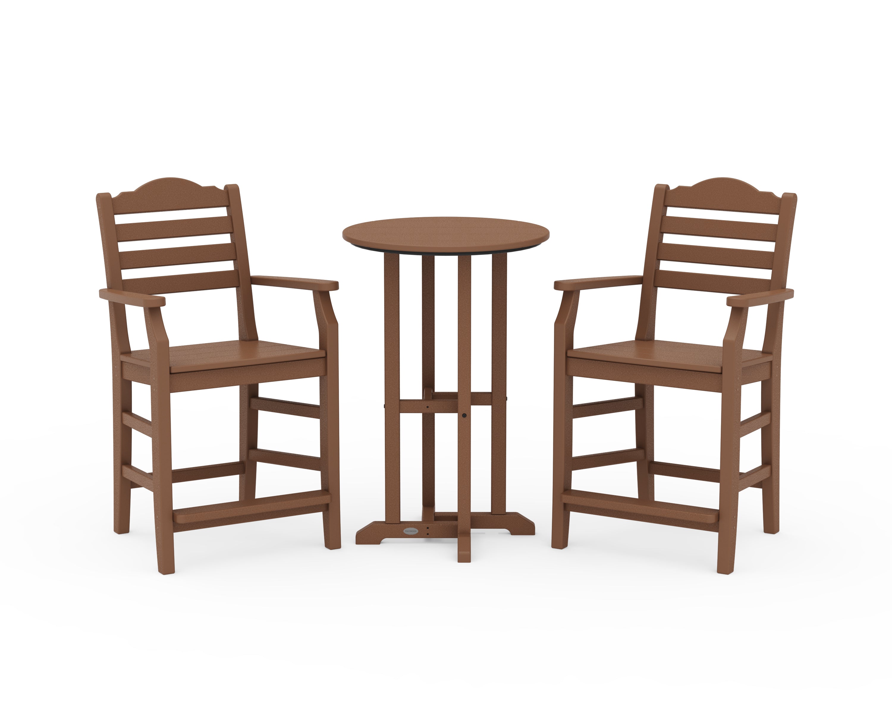Draper James™ by  POLYWOOD® Savannah 3-Piece Farmhouse Counter Set in Teak