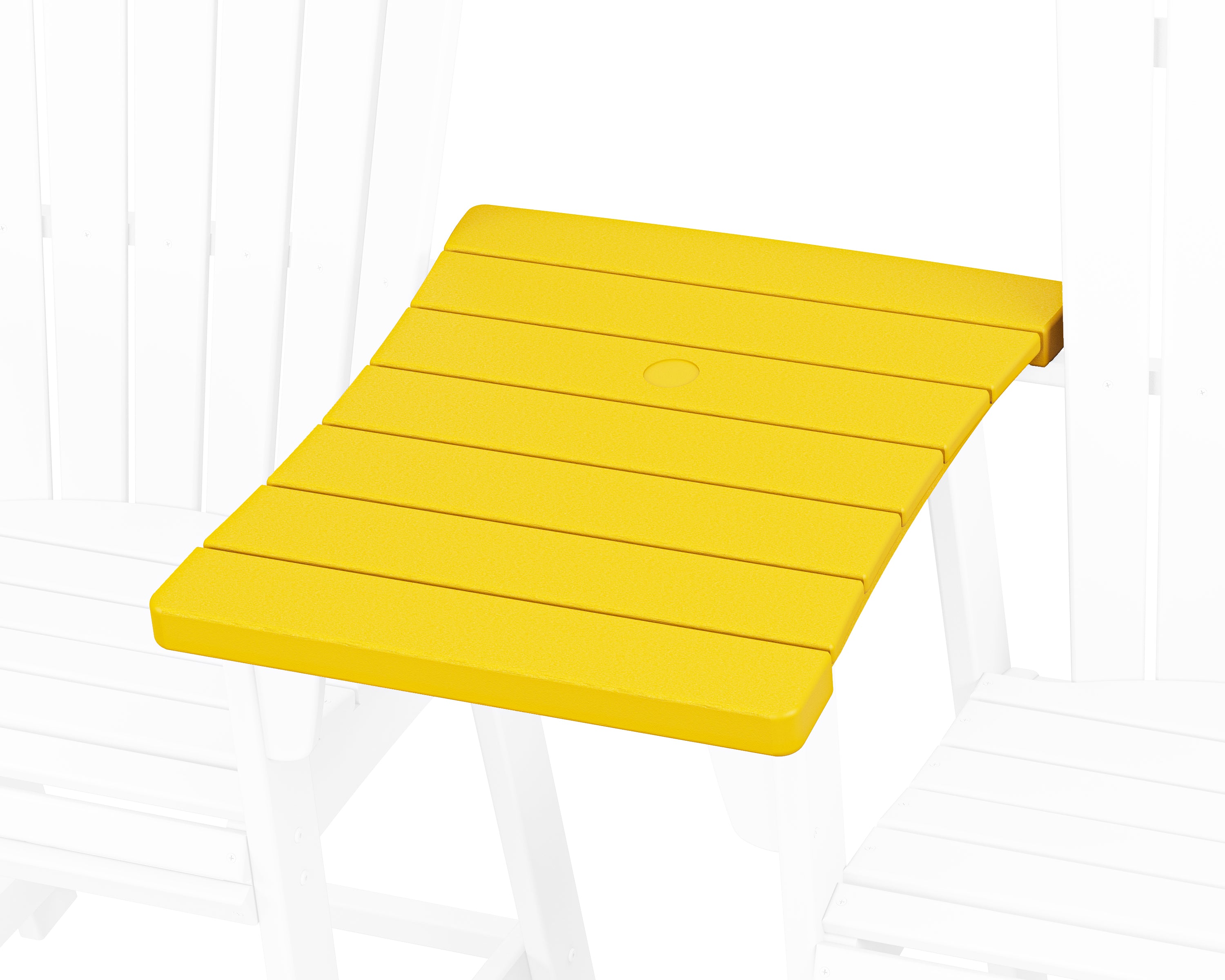 POLYWOOD® 600 Series Straight Adirondack Dining Connecting Table in Lemon
