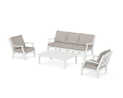 Chinoiserie 4-Piece Deep Seating Set with Sofa