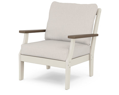 POLYWOOD® Braxton Deep Seating Chair in Sand / Kona / Cast Ash