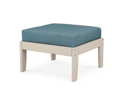 Unbranded Modular Ottoman - Classic in Sand / Ocean Teal