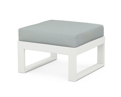 Unbranded Modular Ottoman - Modern in Vintage White / Spa