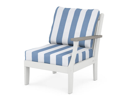Braxton Modular Right Arm Chair - White