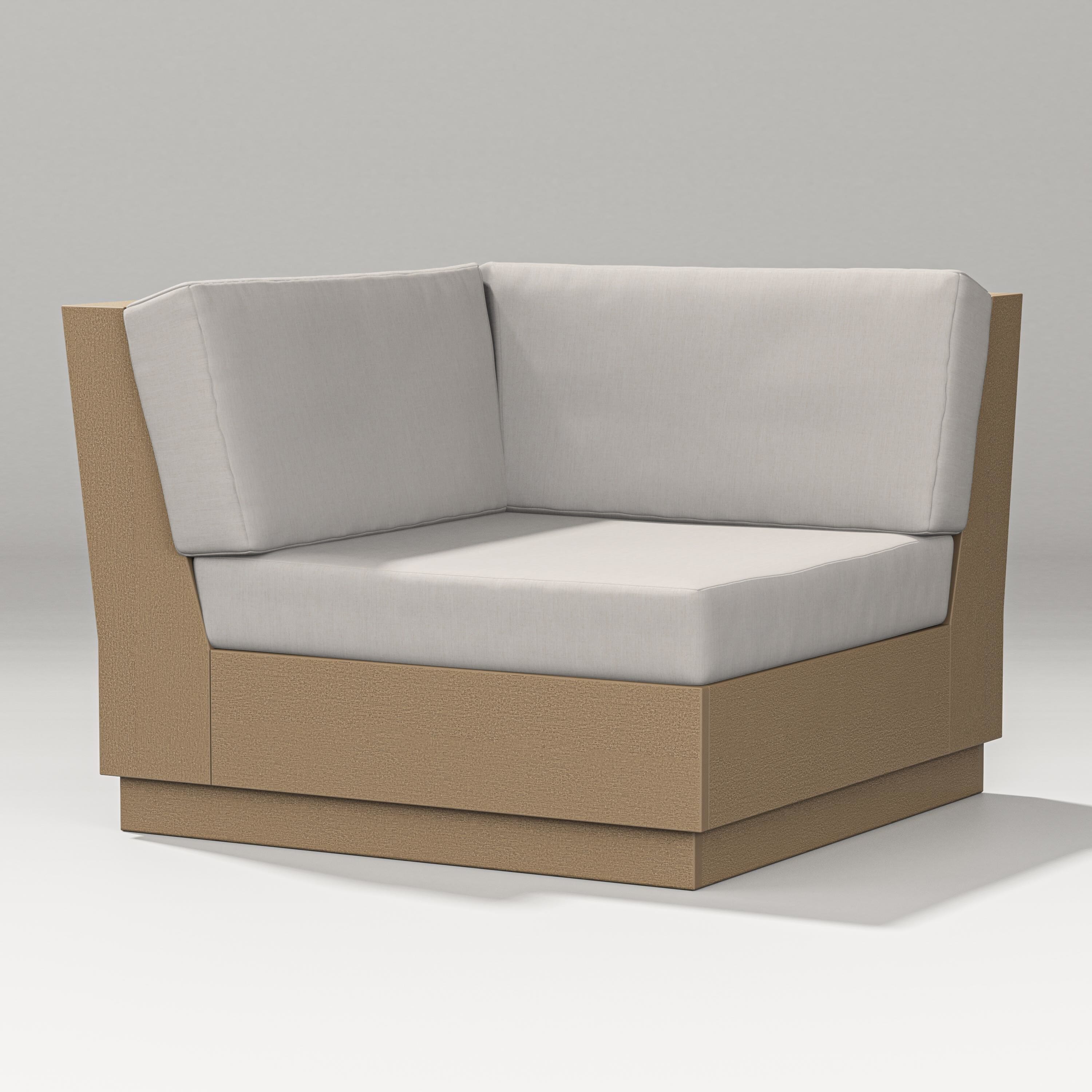 PW Designer Series Elevate Modular Corner Chair in Vintage Sahara / Cast Ash