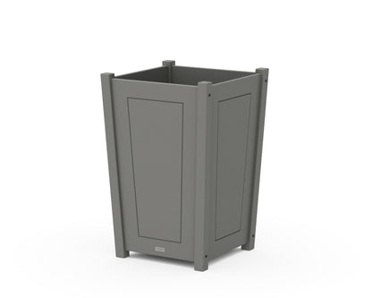 Country Living Country Living Large Tapered Square Planter Box in Slate Grey