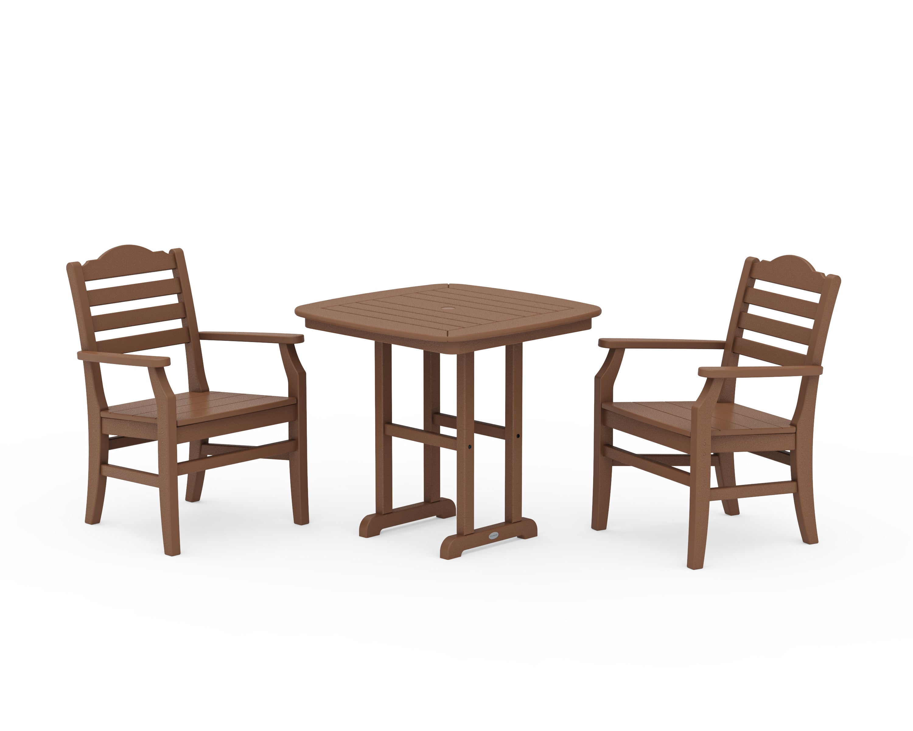 POLYWOOD® Savannah 3-Piece Dining Set in Teak
