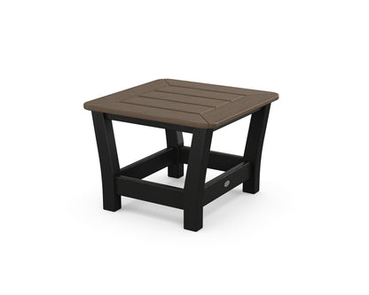 POLYWOOD® Harbour Slat End Table in Black / Kona
