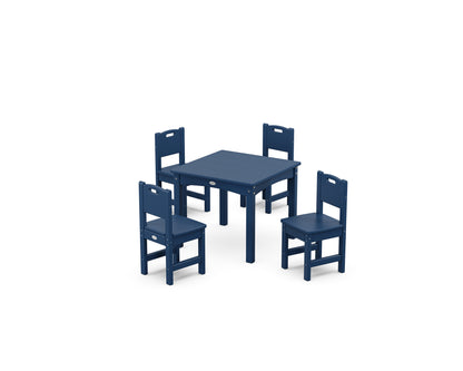 POLYWOOD® Toddler 5-Piece Dining Set in Navy