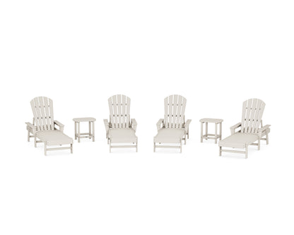 POLYWOOD® South Beach Chaise 6-Piece Set in Sand