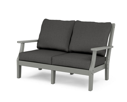 Country Living Wovendale Deep Seating Loveseat in Slate Grey / Spectrum Carbon