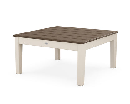 POLYWOOD® Newport 36" Conversation Table in Sand / Kona