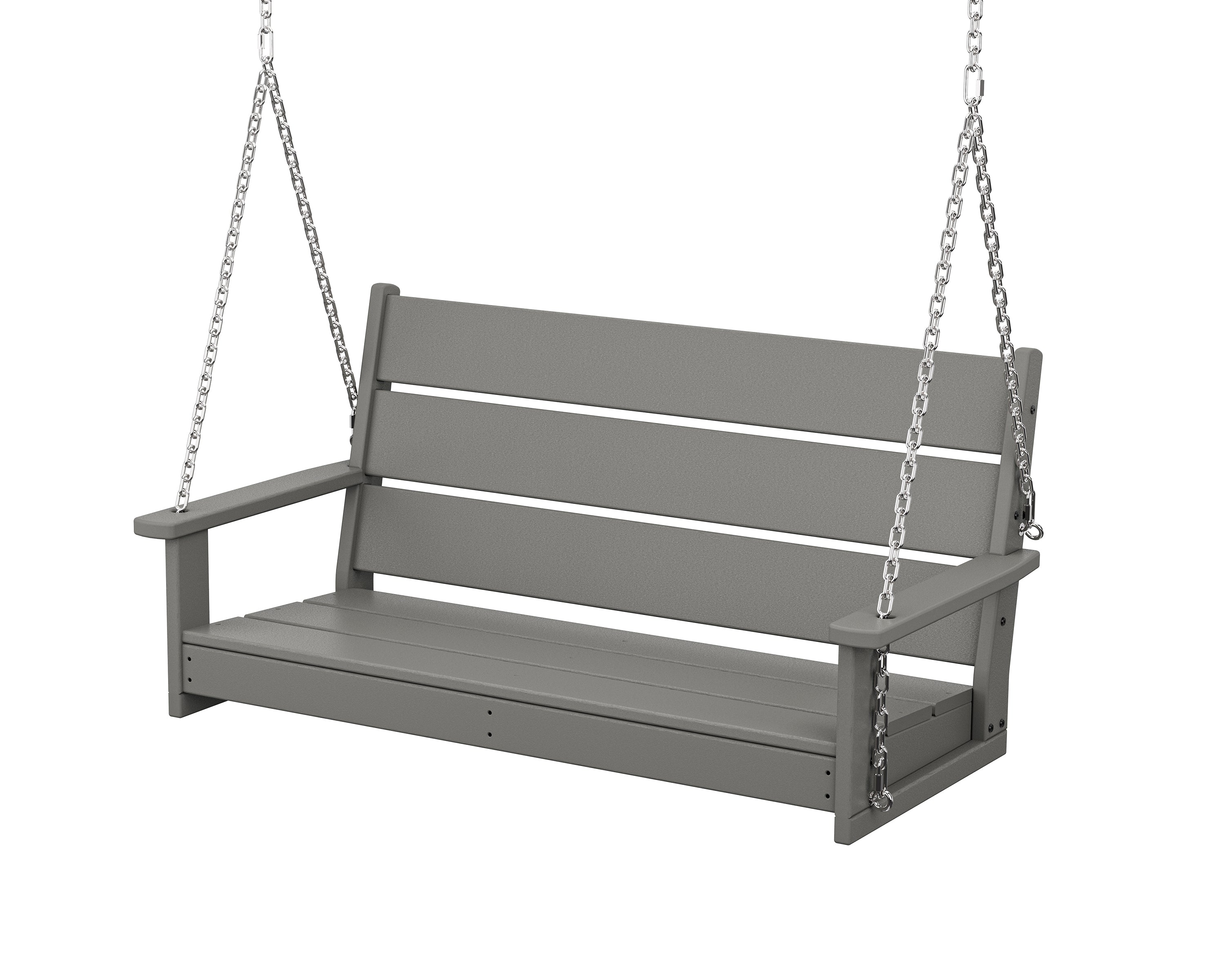 POLYWOOD® Lakeside 48" Swing in Slate Grey