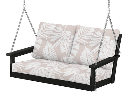 Vineyard Deep Seating Swing - Black