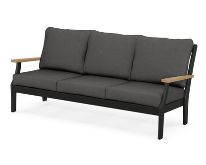 Braxton Deep Seating Sofa - Black