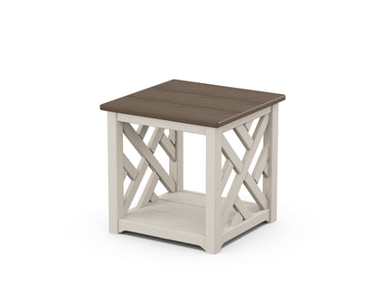 POLYWOOD® Chippendale Accent Table in Sand / Kona