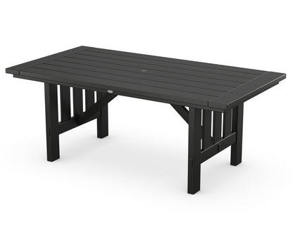 POLYWOOD® Mission 39" x 75" Dining Table in Black