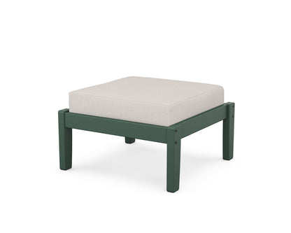 Unbranded Deep Seating Ottoman in Green / Cast Ash