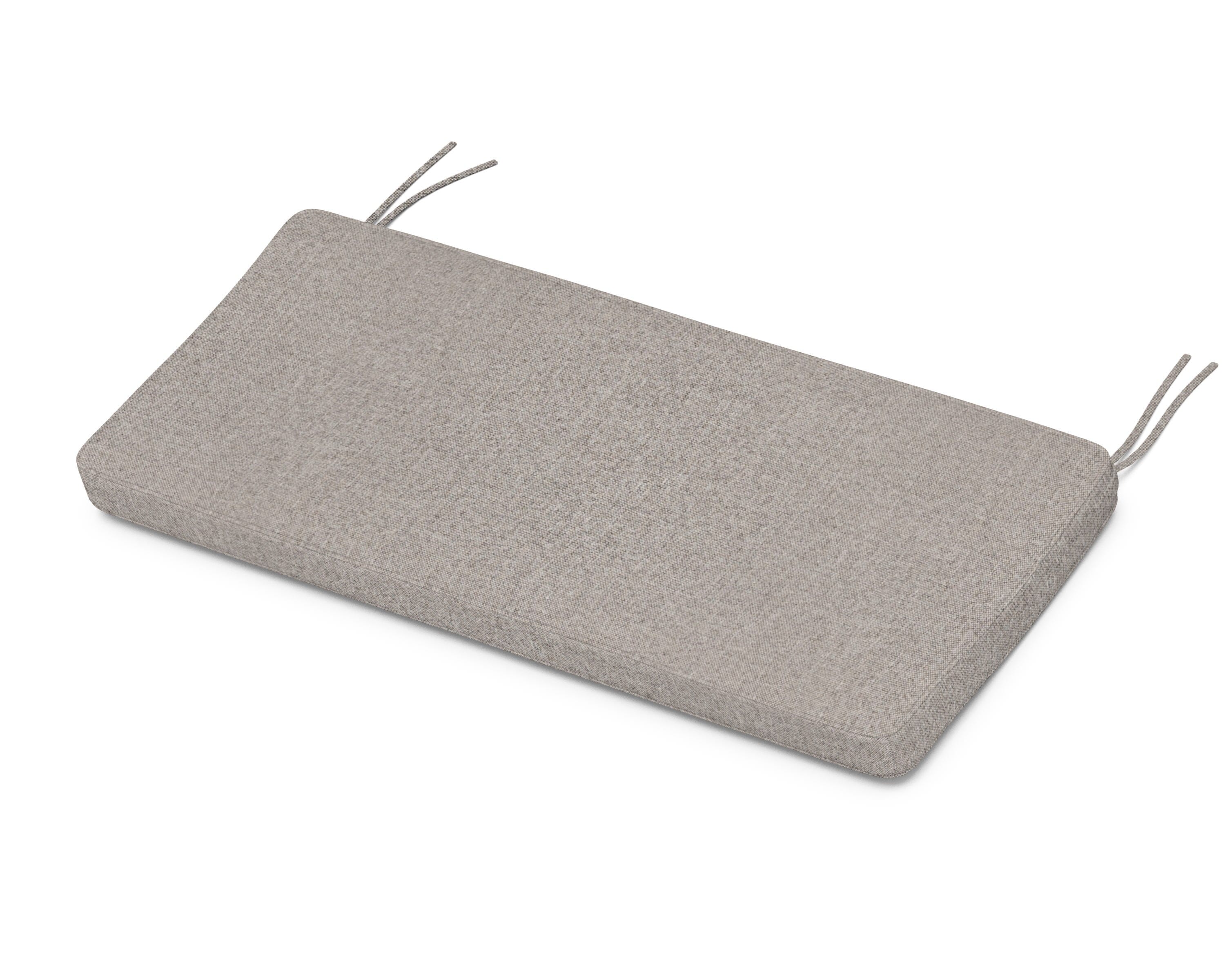 Martha Stewart by POLYWOOD® Chinoiserie Bench Seat Cushion in Weathered Tweed