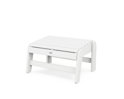 POLYWOOD® Grand Adirondack Ottoman in White