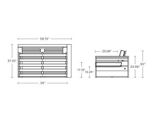 Latitude Modular Right Arm Loveseat