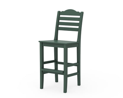 Draper James™ by  POLYWOOD® Savannah Bar Side Chair in Green