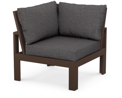 Unbranded Modular Corner Chair in Mahogany / Ash Charcoal