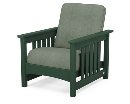 POLYWOOD® Club Mission Chair in Green / Cast Sage