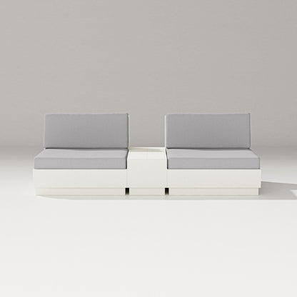 PW Designer Series Elevate Lounge Chair Set in Vintage White / Granite