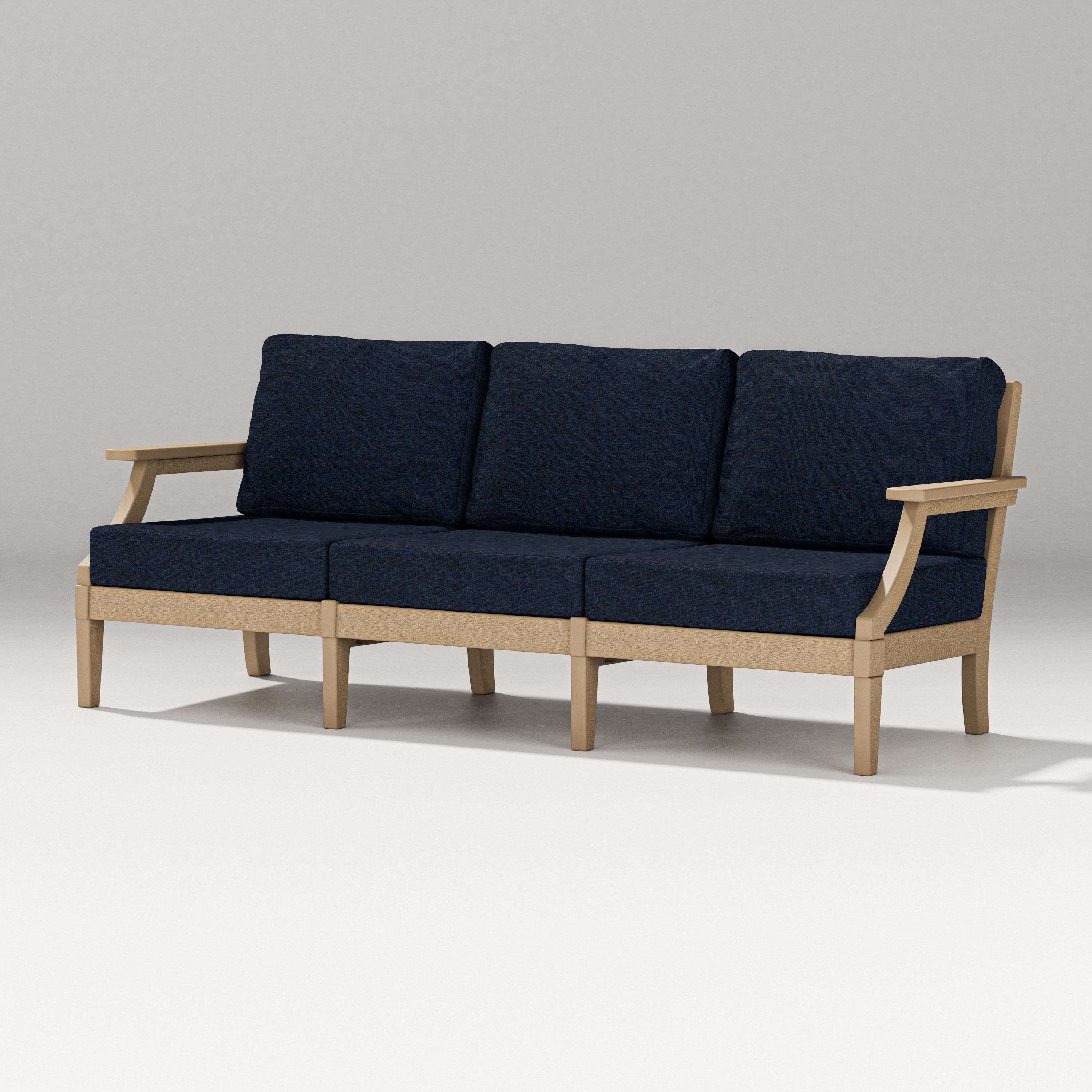 PW Designer Series Estate Sofa in Vintage Sahara / Marine Indigo