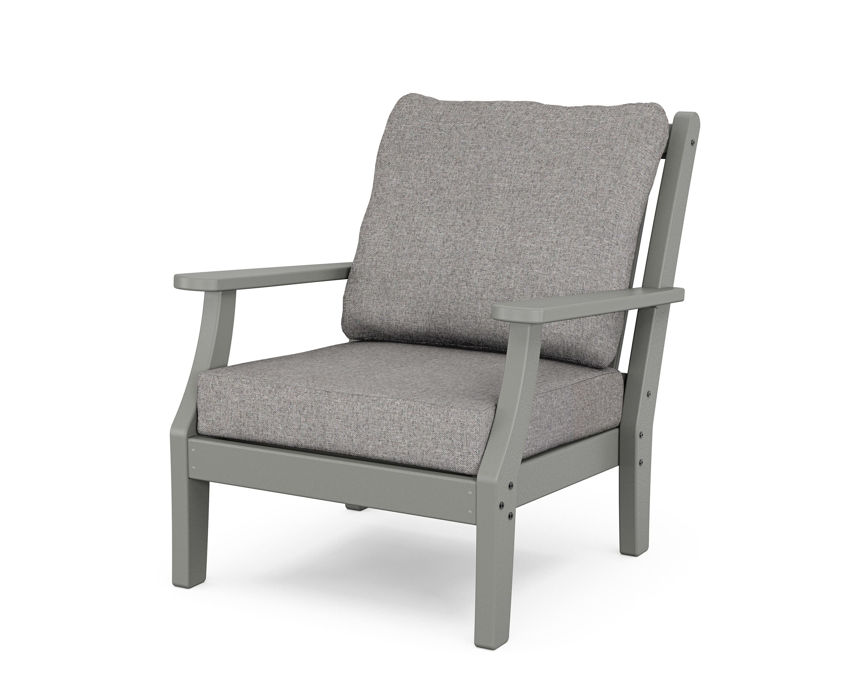 Country Living Wovendale Deep Seating Chair in Slate Grey / Grey Mist
