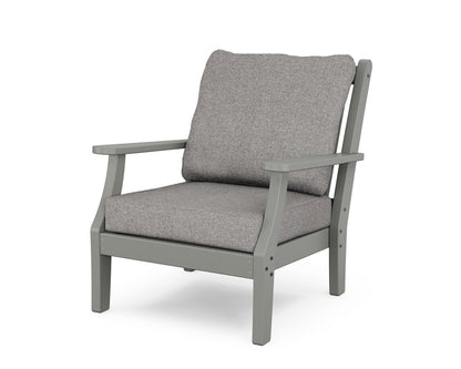 Country Living Wovendale Deep Seating Chair in Slate Grey / Grey Mist