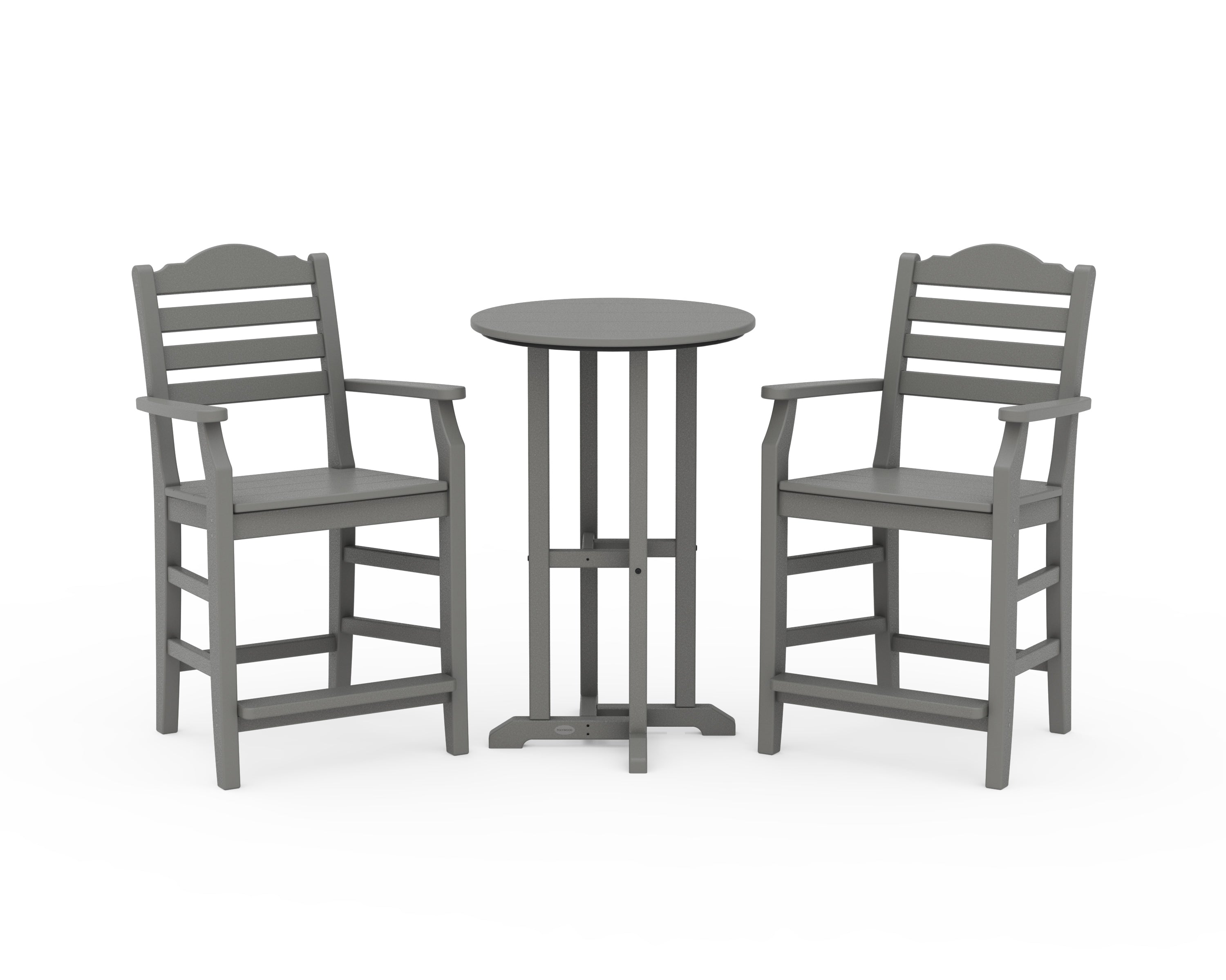 Draper James™ by  POLYWOOD® Savannah 3-Piece Farmhouse Counter Set in Slate Grey