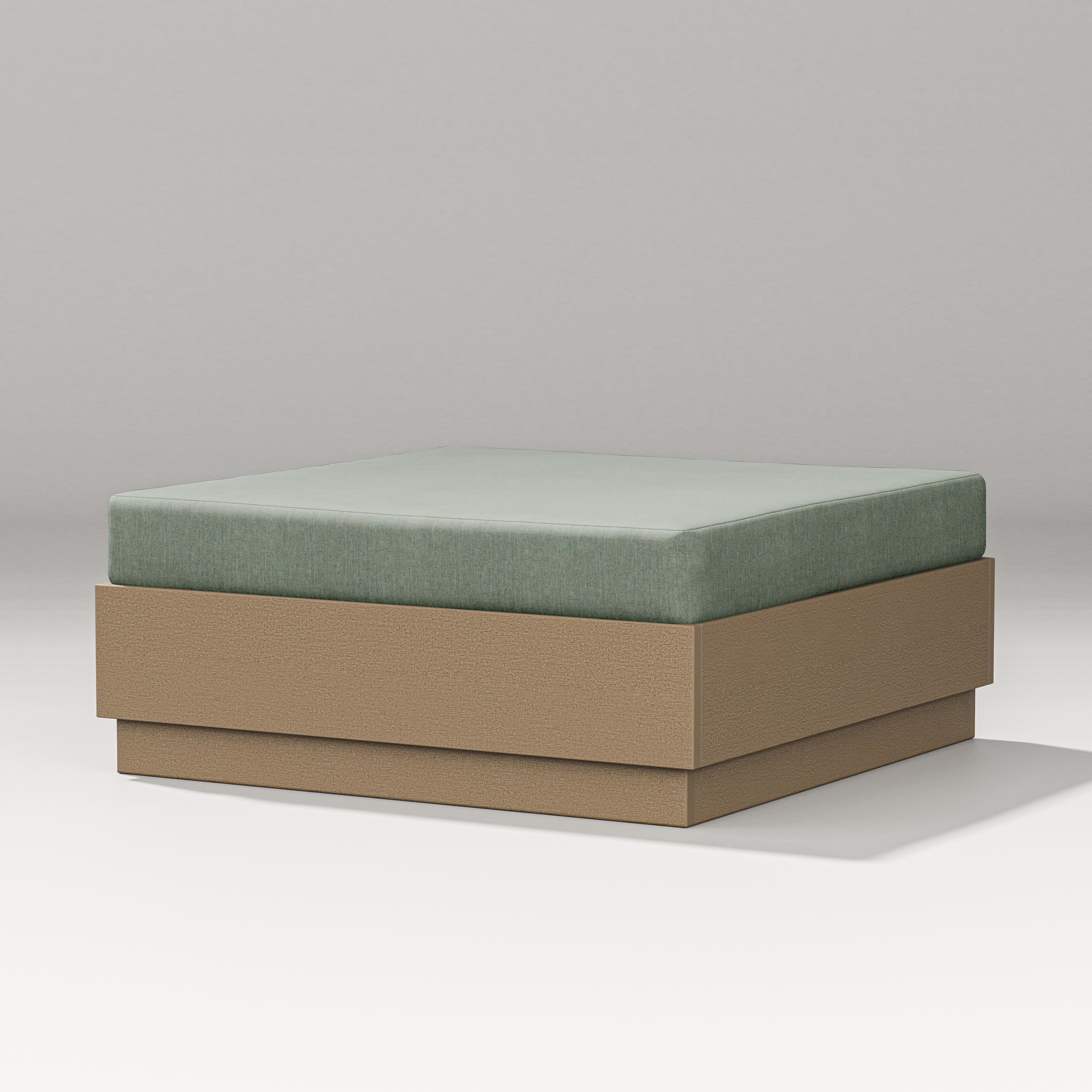 PW Designer Series Elevate Lounge Ottoman in Vintage Sahara / Cast Sage